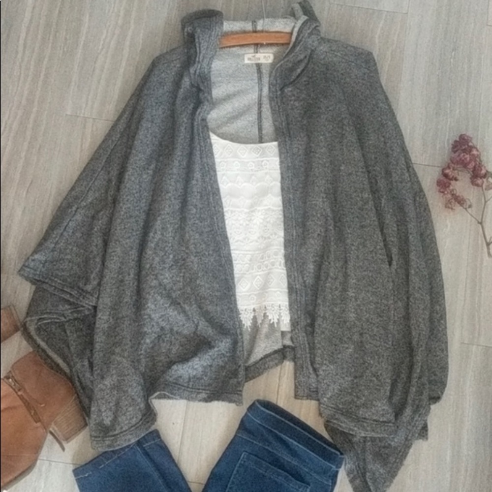 Hollister Hooded Shawl/Poncho